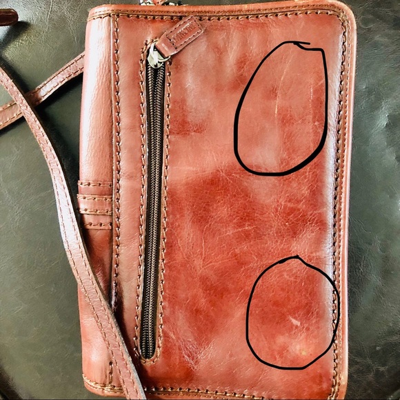 Brown Rene Mancini Leather Bag - Picture 9 of 9